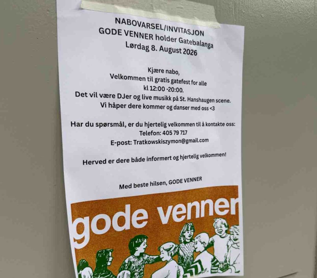 Gratis gatefest for hele nabolaget lørdag 8. august